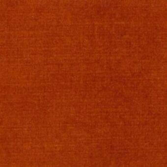 Terracotta fabric swatch displaying a textured, matte surface; woven material with consistent orange tone and subtle surface variations, labeled n87.